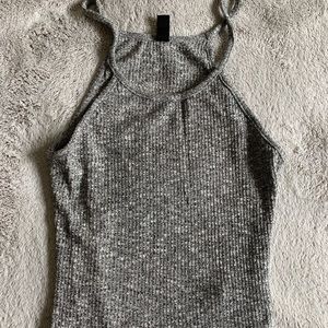 Heather grey windsor tank